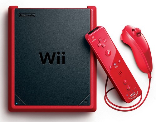 Nintendo wii mini - wii, rot