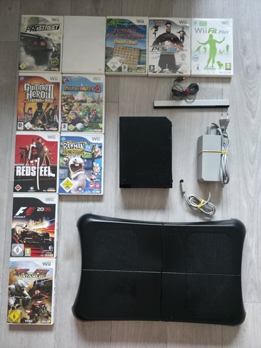 Nintendo wii konsole schwarz - wii, konsole,