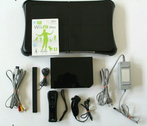 Nintendo wii konsole schwarz - nintendo, +