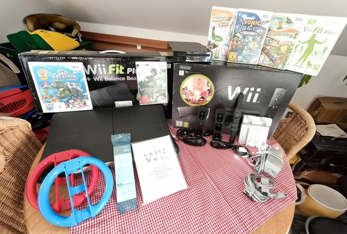 Nintendo wii schwarz - wii, in