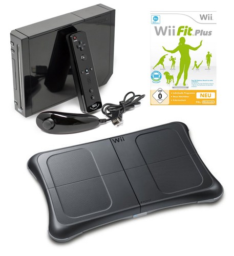 Wii konsole schwarz fit - konsole,